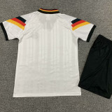1992 Germany Home White Retro Kids Soccer Jersey