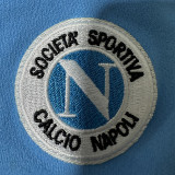 1988/89 Napoli Home Blue Retro Long Sleeve Soccer Jersey