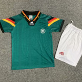 1992 Germany Away Retro Kids Soccer Jersey