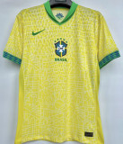 2024/25 Brazil Home Yellow Player Version Jersey