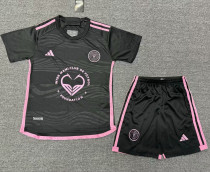 2023/24 Inter Miami Away Black Kids Soccer Jersey