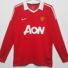 2010/11 M Utd Home Retro Long Sleeve Jersey