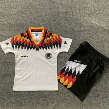 1994 Germany Home White Retro Kids Soccer Jersey