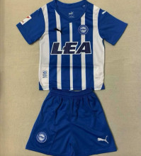 2023/24 Alaves Home Kids Soccer Jersey