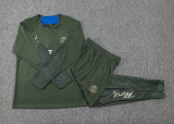 2024 PSG Dark Green  Sweater Tracksuit