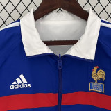 2024 France Blue White Reversible Windbreaker 双面