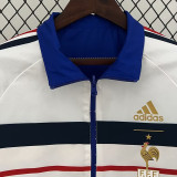 2024 France Blue White Reversible Windbreaker 双面