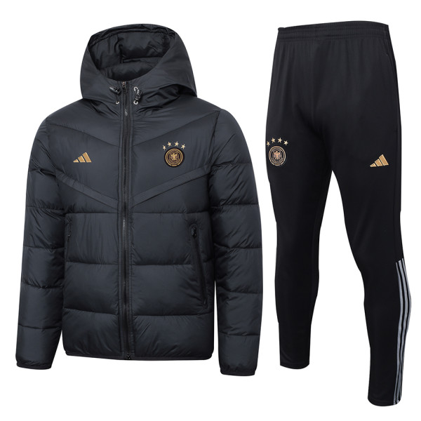 2024 Germany Black Cotton Jacket （A Set）