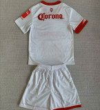 2023/24 Deportivo Toluca Away White Kids Jersey 托卢卡