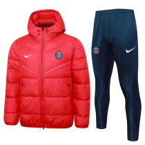 2024 PSG Red Cotton Jacket （A Set）