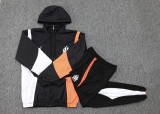 2024 MS Black Hoody Zipper Jacket Windbreaker