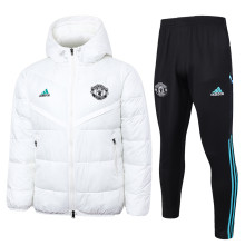 2024 M Utd White Cotton Jacket （A Set）