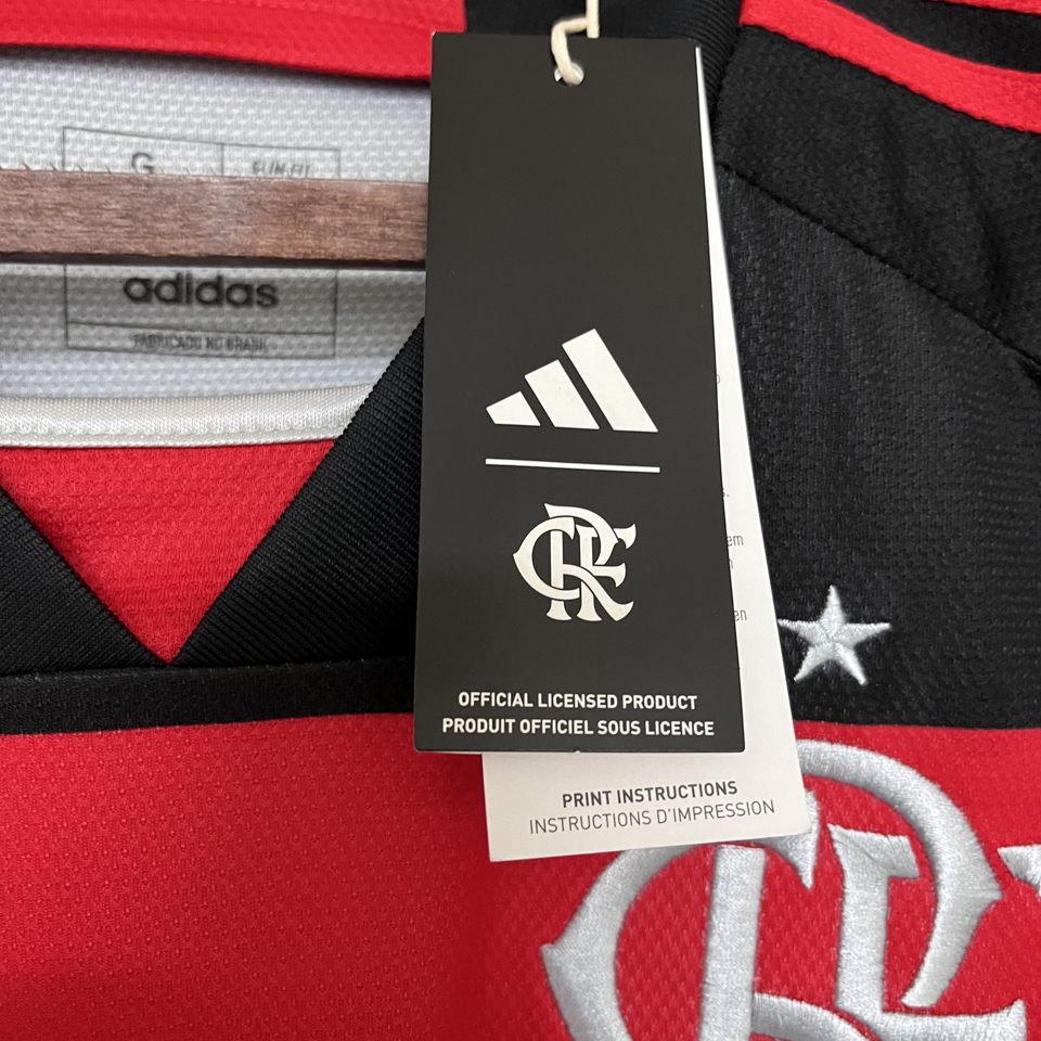 Sz M CRF FLAMENGO Brazil Jersey Soccer Official Licensed Black/Red