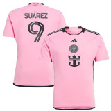 Suárez #9 Inter Miami 1:1 Quality Home Pink Fans Jersey 2024/25 ★★