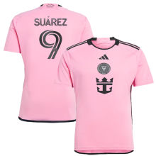 Suárez #9 Inter Miami Home Pink Fans Soccer Jersey 2024/25