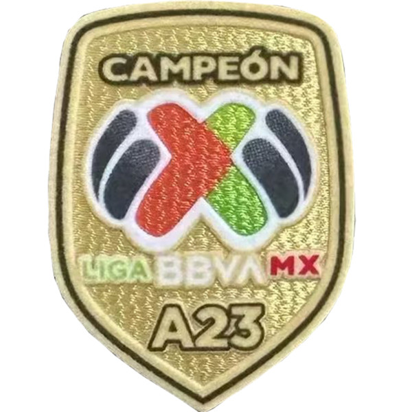 CAMPEON LIGA MX A23 Patch 墨西哥A23章  (You can buy it alone OR tell us which jersey to print it on. )
