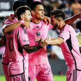 JORDI ALBA #18 Inter Miami 1:1 Quality Home Pink Fans Jersey 2024/25 ★★