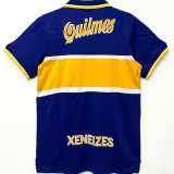 1996/97 Boca Home Blue Retro Soccer Jersey