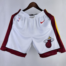 2023/24 Miami Heat White NBA  Pants