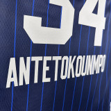 2024 ALL-STAR ANTETOKOUNMPO #34 Blue NBA Jerseys