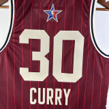 2024 ALL-STAR CURRY #30 Red NBA Jerseys