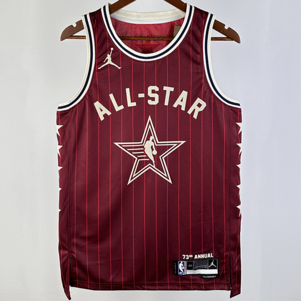 2024 ALL-STAR BOOKE #1 Red NBA Jerseys