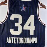 2024 ALL-STAR ANTETOKOUNMPO #34 Blue NBA Jerseys