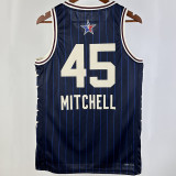 2024 ALL-STAR MITCHELL #45 Blue NBA Jerseys