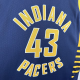 2023/24 Pacers SIAKAM #43 Dark Blue NBA Jerseys