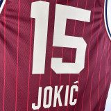 2024 ALL-STAR JOKIC #15 Red NBA Jerseys