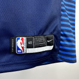2023/24 KC Thunder GILGEOUS-ALEXANDER #2  Blue Stripe NBA Jerseys