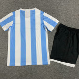 1986 Argentina Home Retro Kids Soccer Jersey