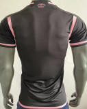 2023/24 Inter Miami Away Black Player Version Soccer Jersey 胸前新广告
