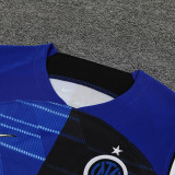 2024 In Milan Blue Vest Training Jersey(A Set)