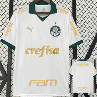 2024/25 Palmeiras 1:1 Quality Away Fans Jersey  (All Sponsor 全广告)