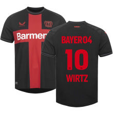 WIRTZ #10 Leverkusen Home Fans Soccer Jersey 2023/24 有号上广告条