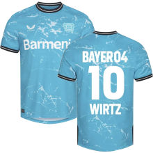 WIRTZ #10 Leverkusen Third Fans Soccer Jersey 2023/24 有号上广告条