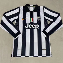 2014/15 JUV Home Retro Long Sleeve Soccer Jersey  (No patch)