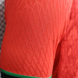 2024 Oman Home Red Player Version Soccer Jersey 阿曼