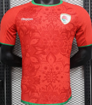 2024 Oman Home Red Player Version Soccer Jersey 阿曼