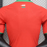 2024 Oman Home Red Player Version Soccer Jersey 阿曼