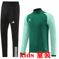 2024 AD~ Green Kids Sweater Tracksuit