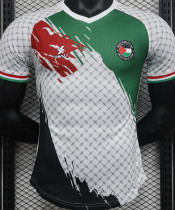 2024 Palestine White Player Version Soccer Jersey