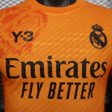 2024/25 RM x Y-3 Orange Player Version Soccer Jersey
