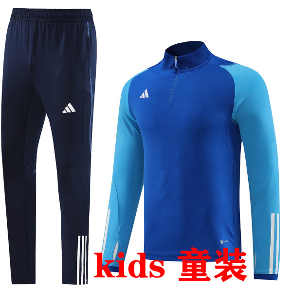 2024 AD~ Blue Kids Sweater Tracksuit