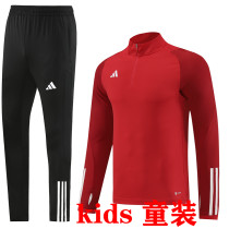 2024 AD~ Red Kids Sweater Tracksuit