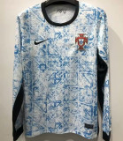 2024/25 Portugal Away Long Sleeve Soccer Jersey