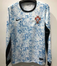 2024/25 Portugal Away Long Sleeve Soccer Jersey