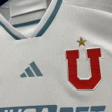 2024/25 Universidad de Chile Away White Fans Jersey