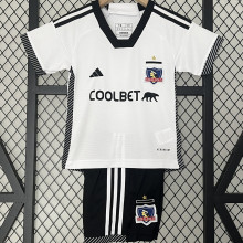 2024/25 Colo-Colo Home White Kids Soccer Jersey ★★